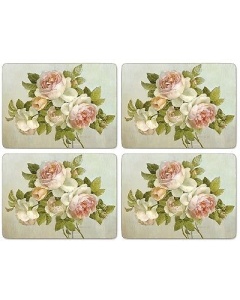 Pimpernel Antique Roses Placemats - 4 Count