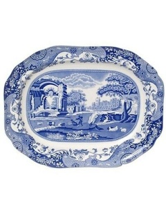 Spode Blue Italian  Oval Platter