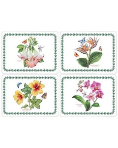 Pimpernel Exotic Botanic Garden Placemats - Set of 4