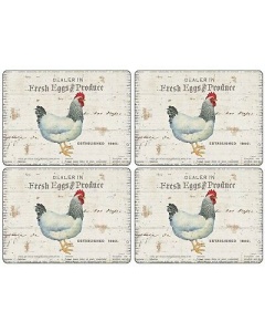 Pimpernel On The Farm Placemats - Set of 4 (Large)